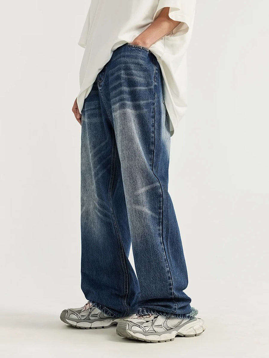 Dark Blue Baggy Jeans