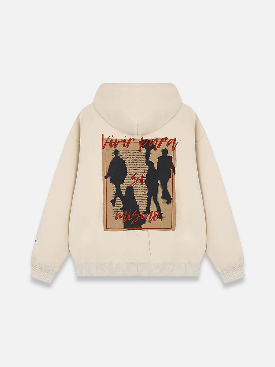 Graphic Shadow People Hoodie