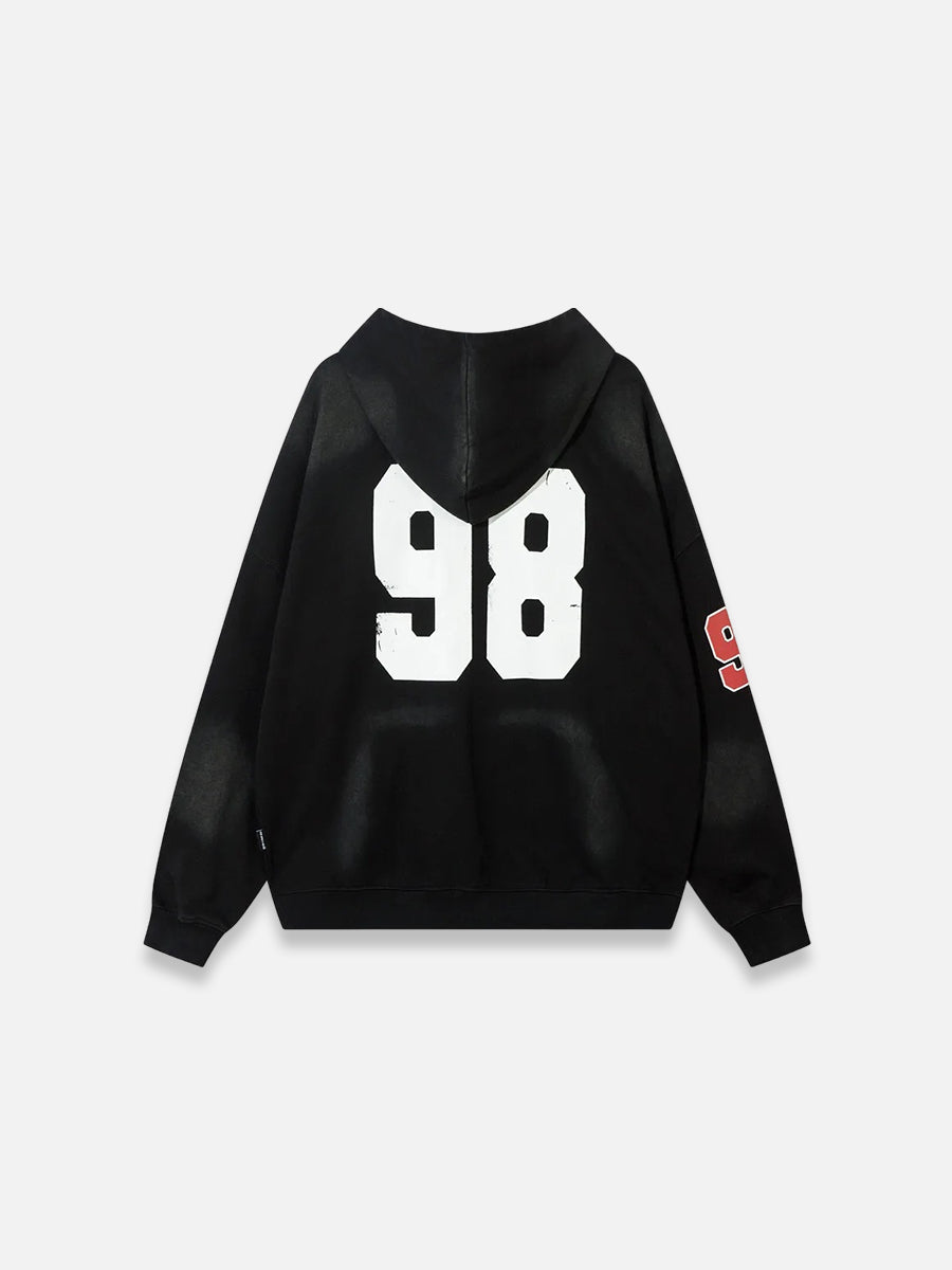 Double-sided Printed Zip-up Hoodie
