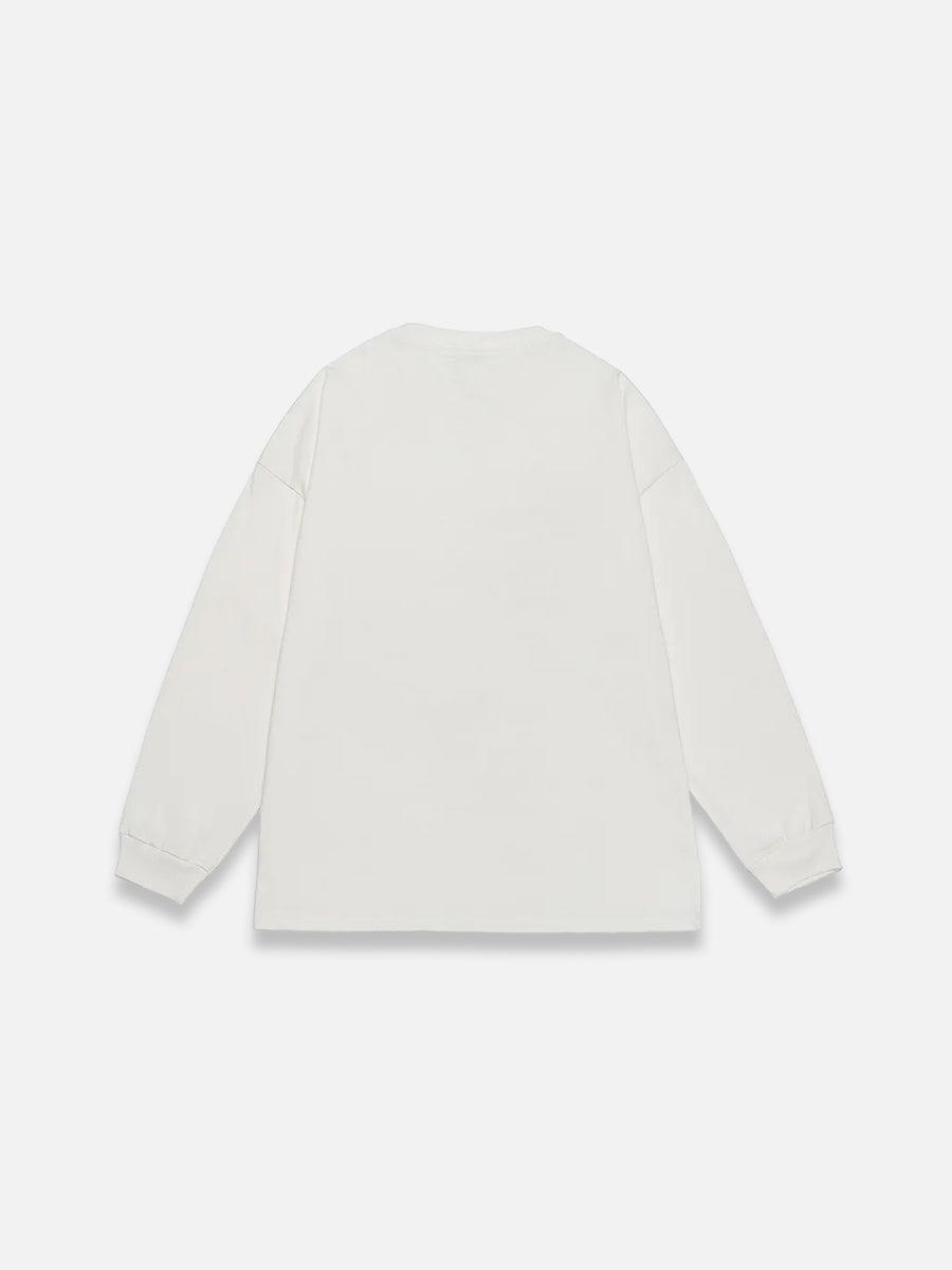 Flower Print Sweatshirt