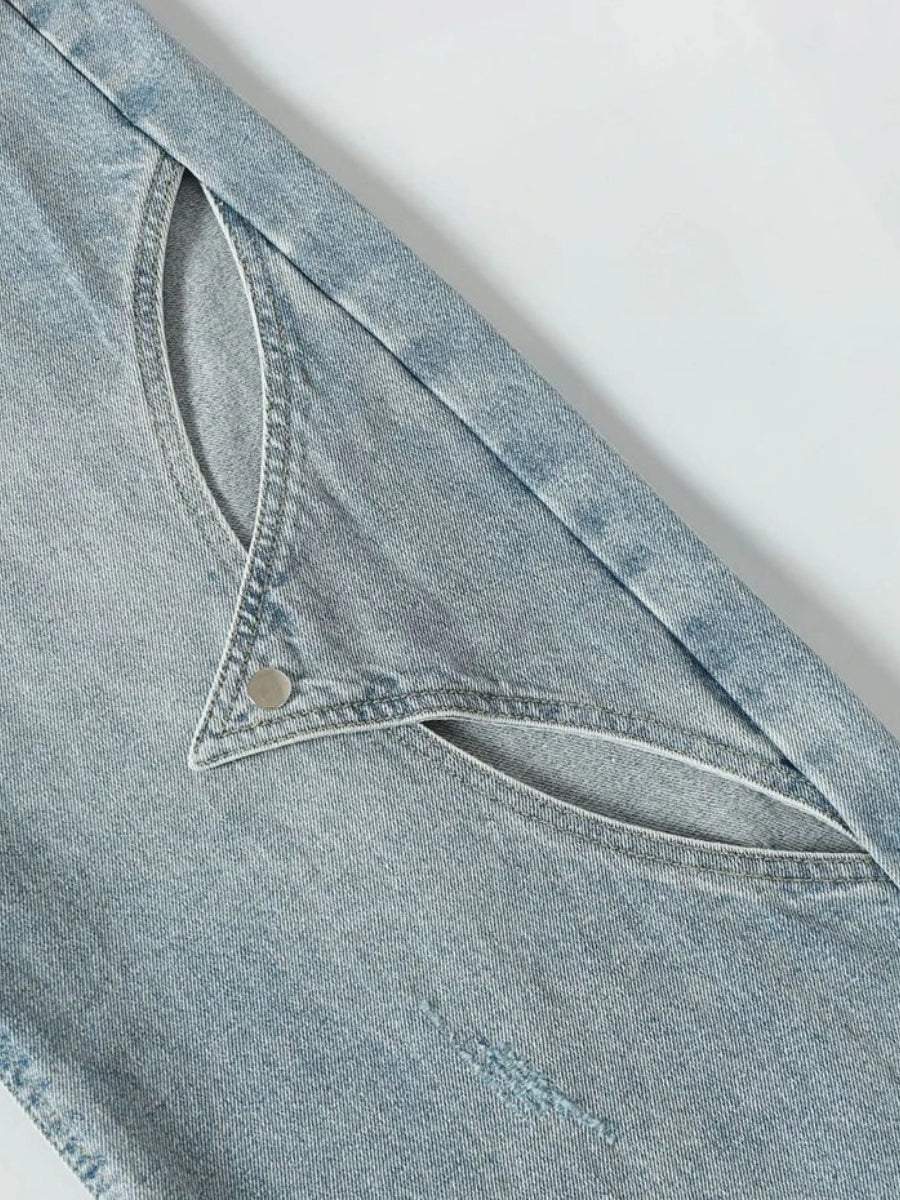 Side Open Jeans