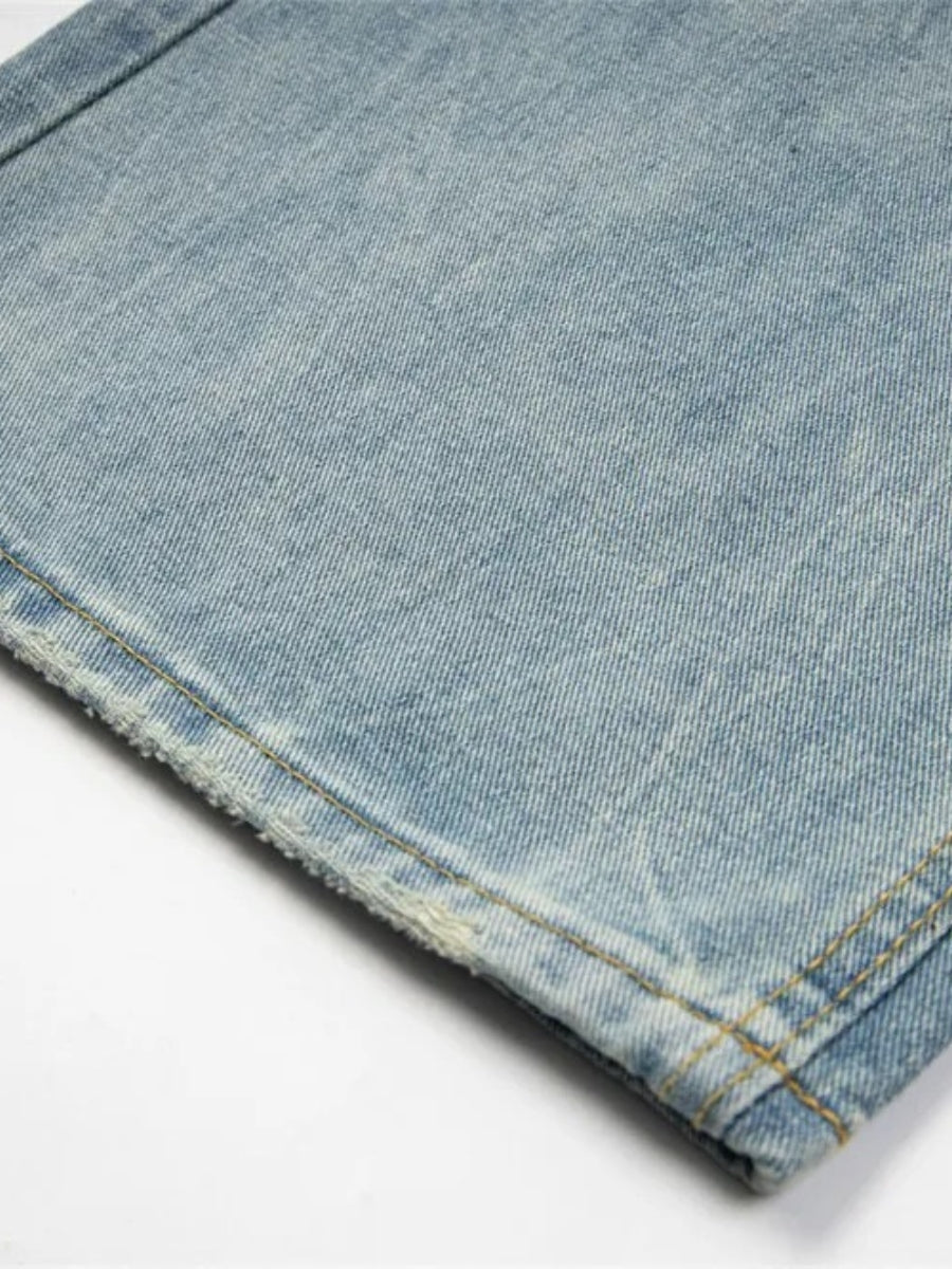 Washed Ripped Jeans