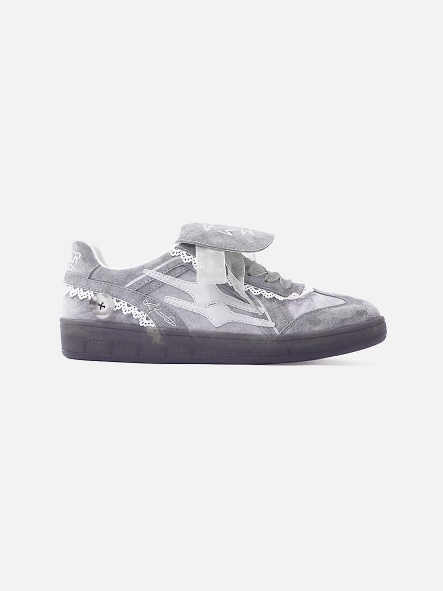 Y2K Grey Star Shoes