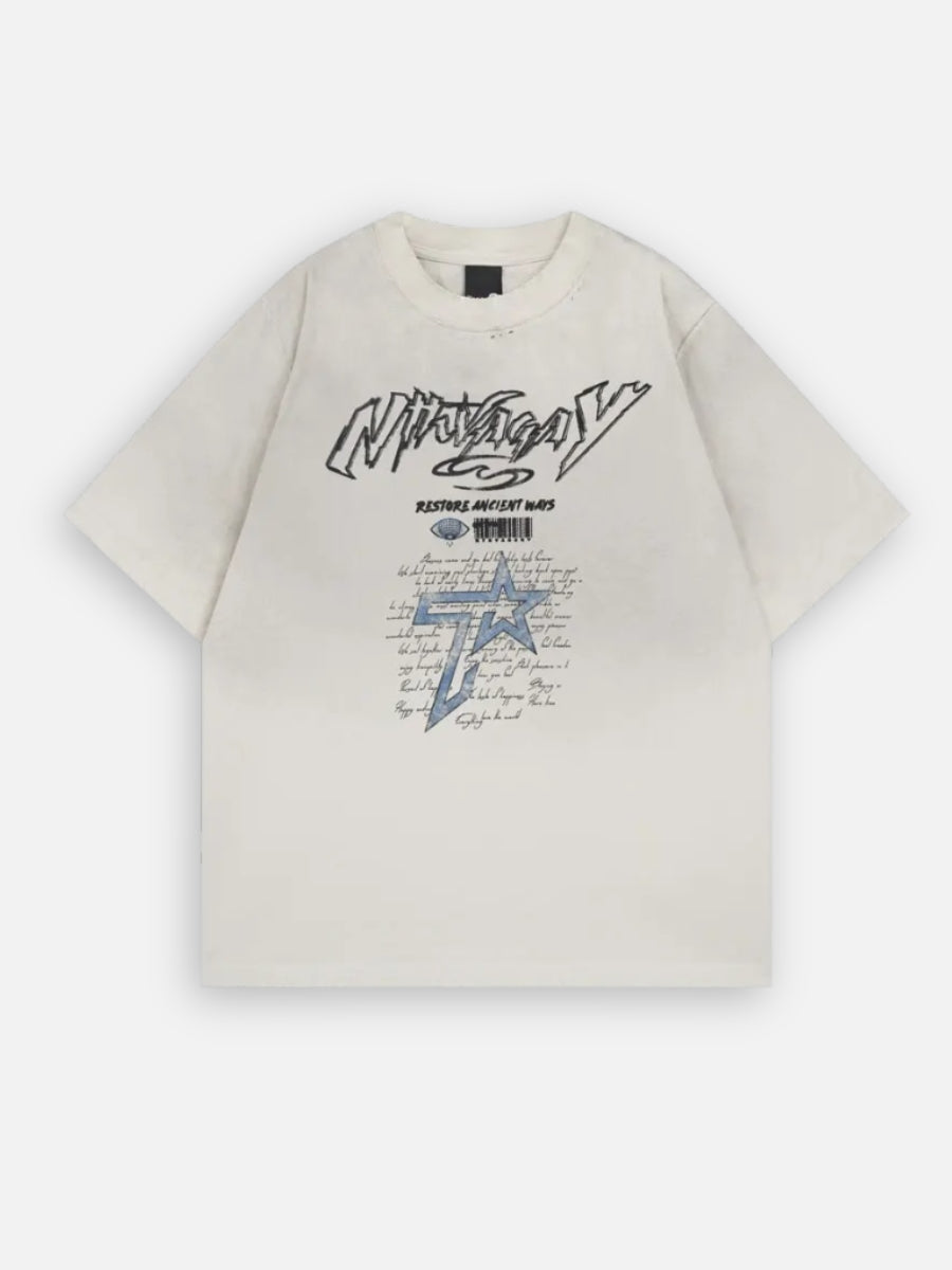 Y2K Star Graphic Tee