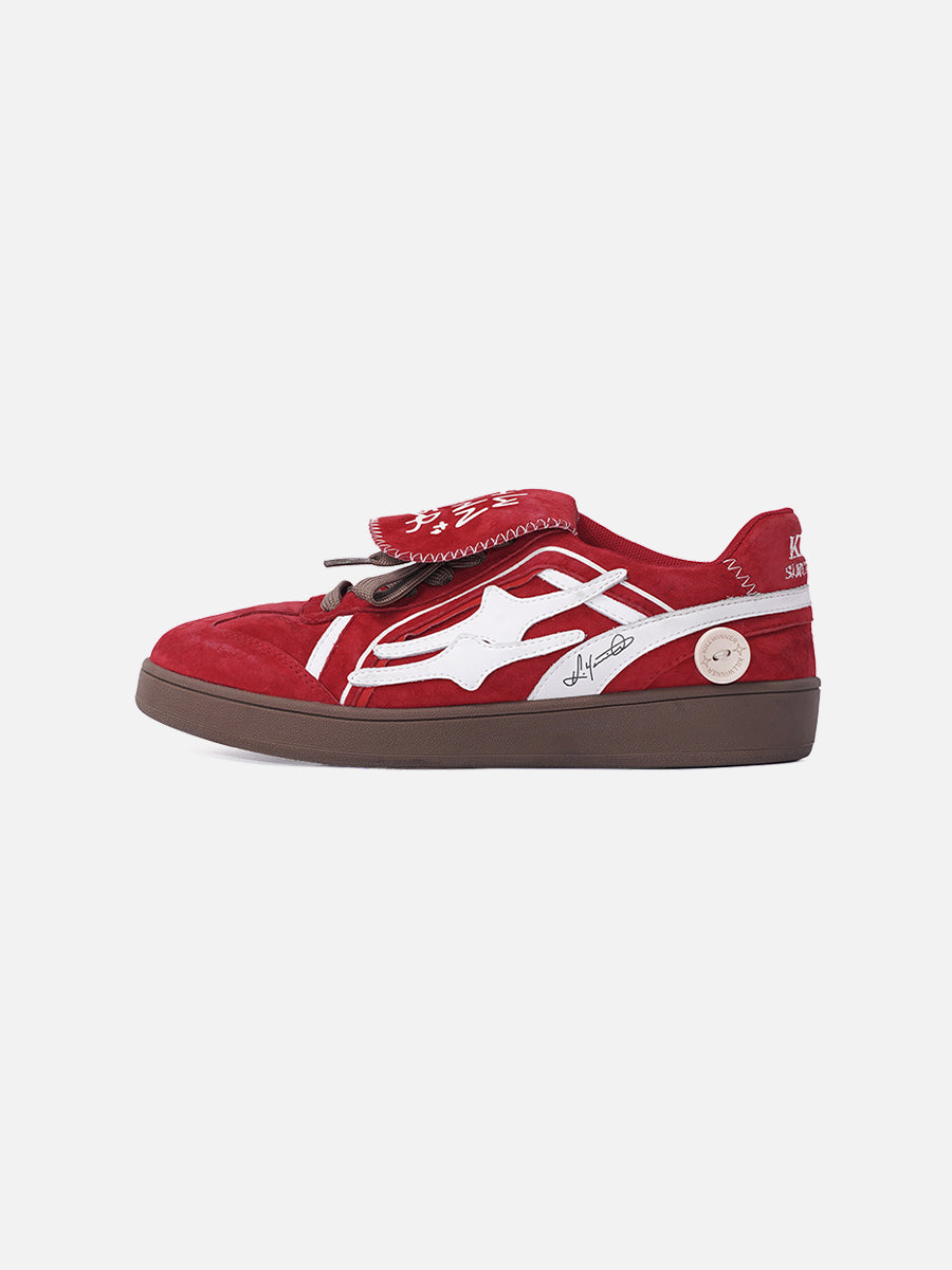 Y2K Red Star Shoes