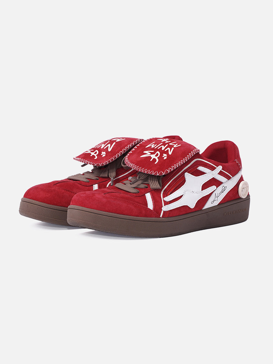 Y2K Red Star Shoes