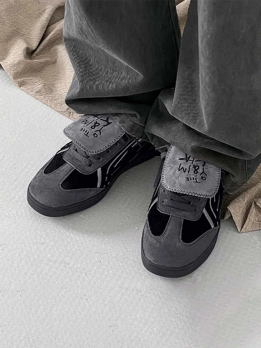 Y2K Black Star Shoes