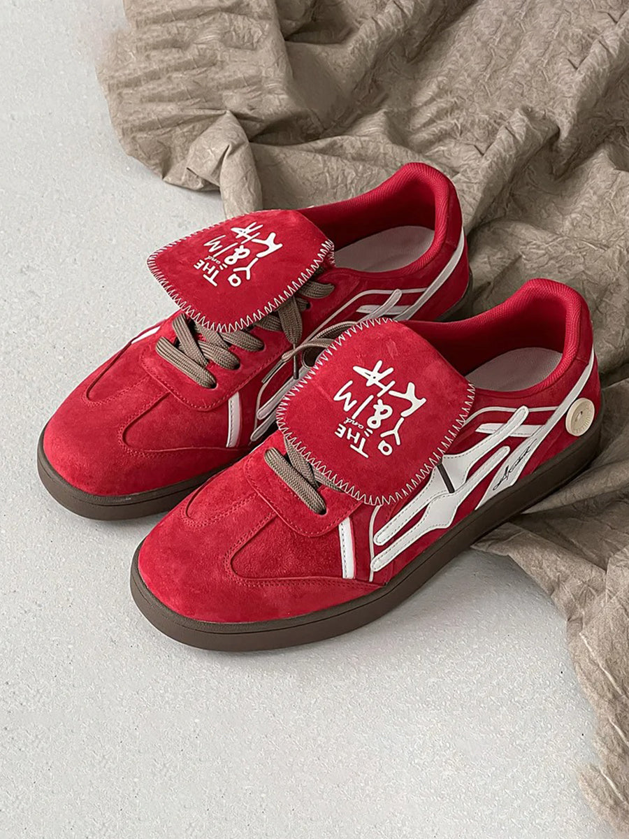 Y2K Red Star Shoes