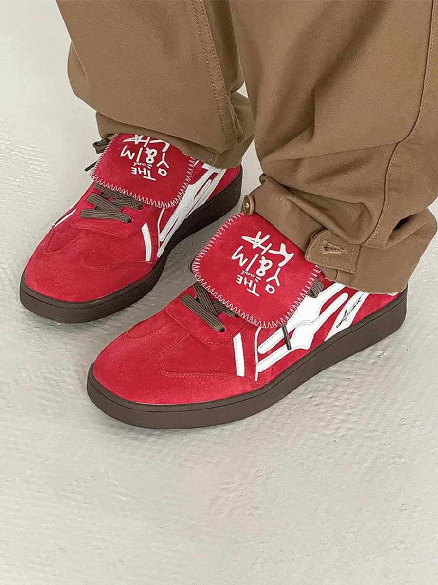 Y2K Red Star Shoes