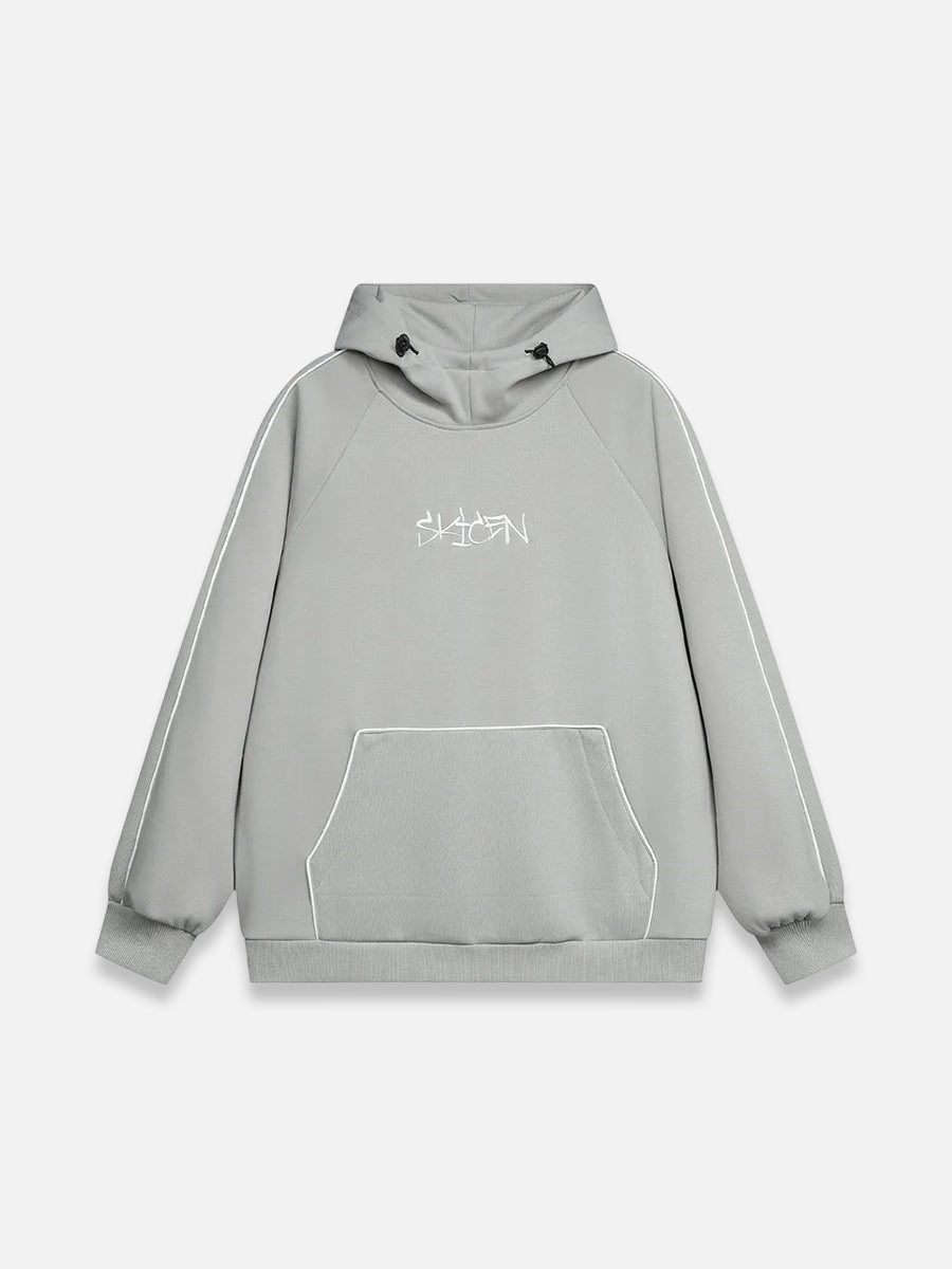 Drawstring Hoodie Gray / S