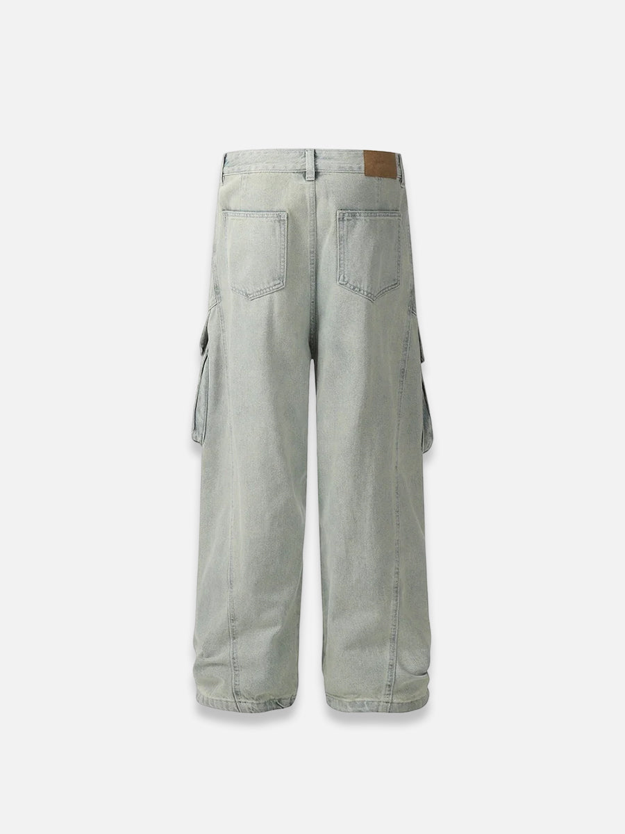Light Blue Cargo Jeans
