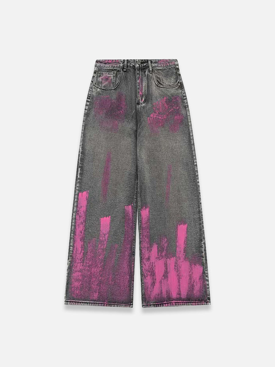 Painted Jeans | SimpleStreet Dark Gray / S