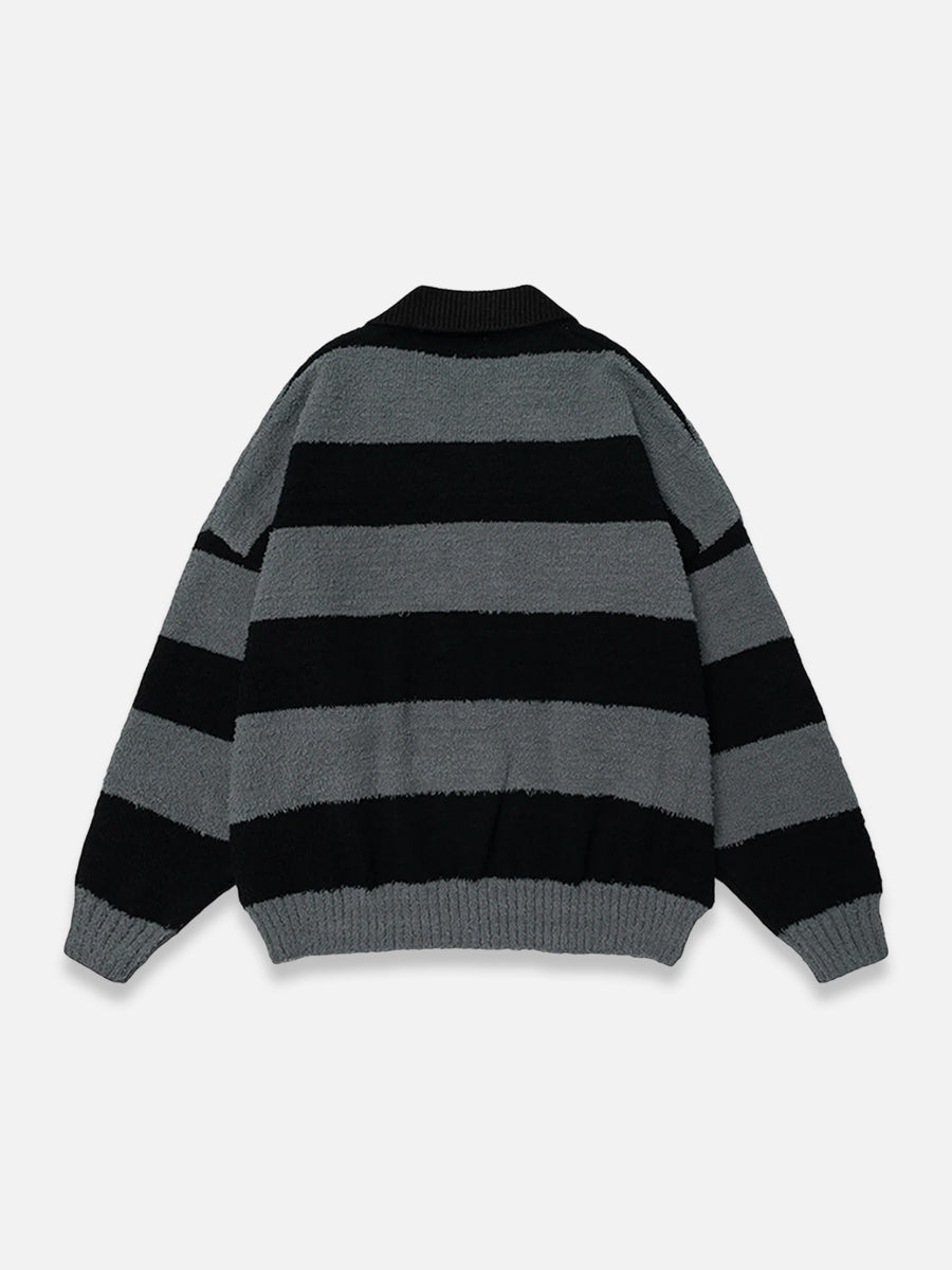 Vintage Striped Knit Sweater