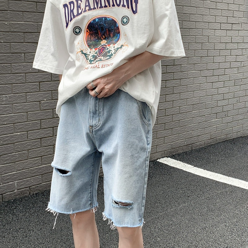 MEN RIPPED JORTS | SimpleStreet