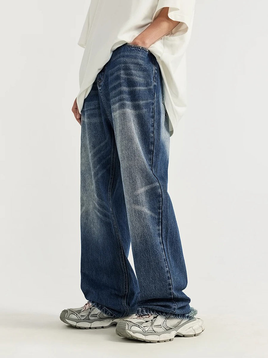 Dark Blue Baggy Jeans