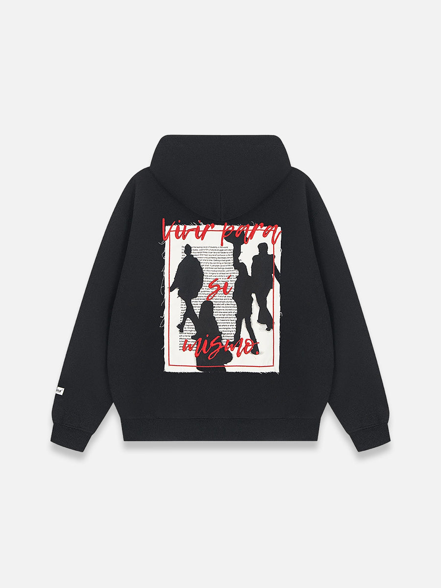 Graphic Shadow People Hoodie