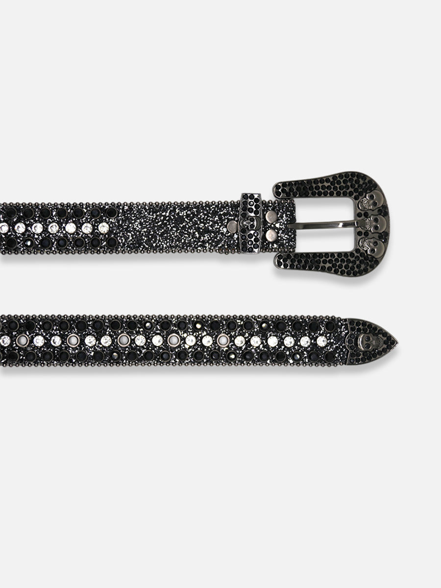 Skulls Y2K Rhinestone Belt