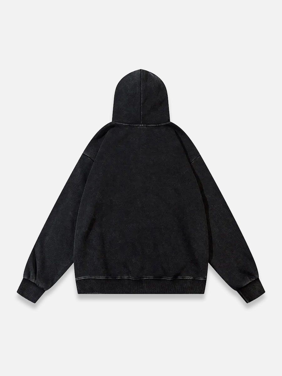 Y2K Star Embroidered Hoodie