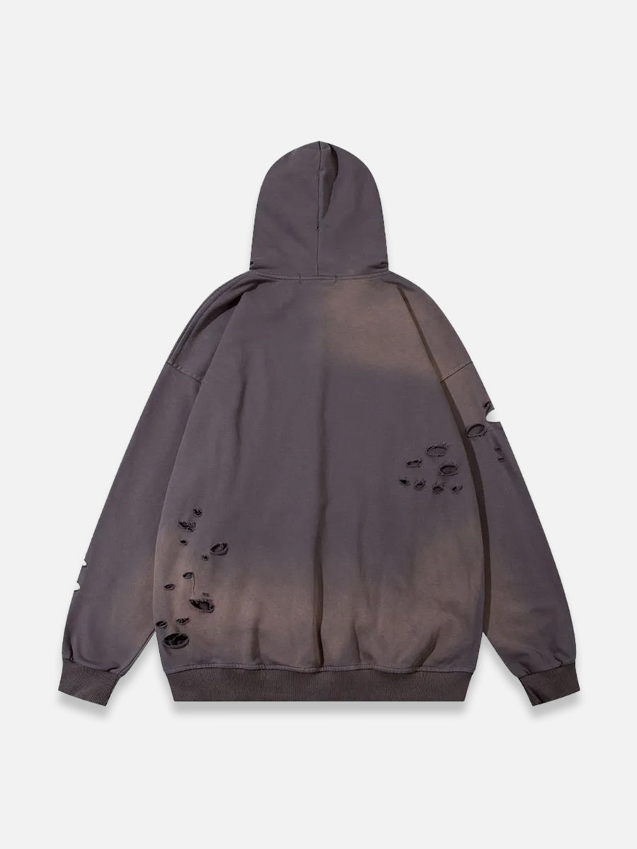 HOLE RETRO HOODIE