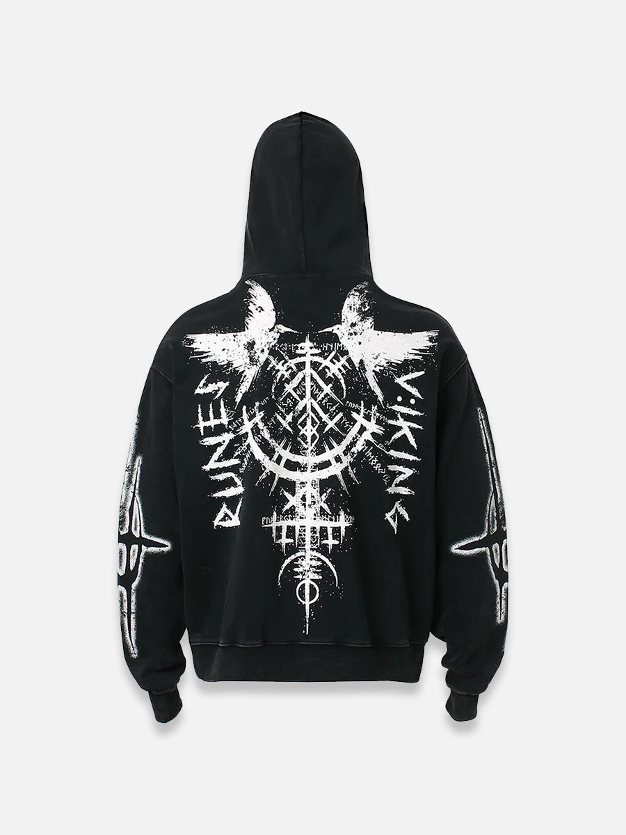 Y2K Graphic Eye Hoodie