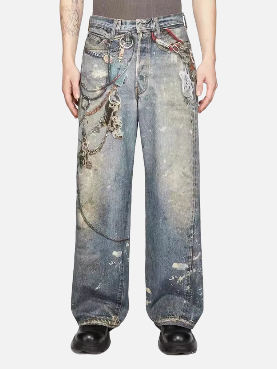 Keychain Graphic Jeans