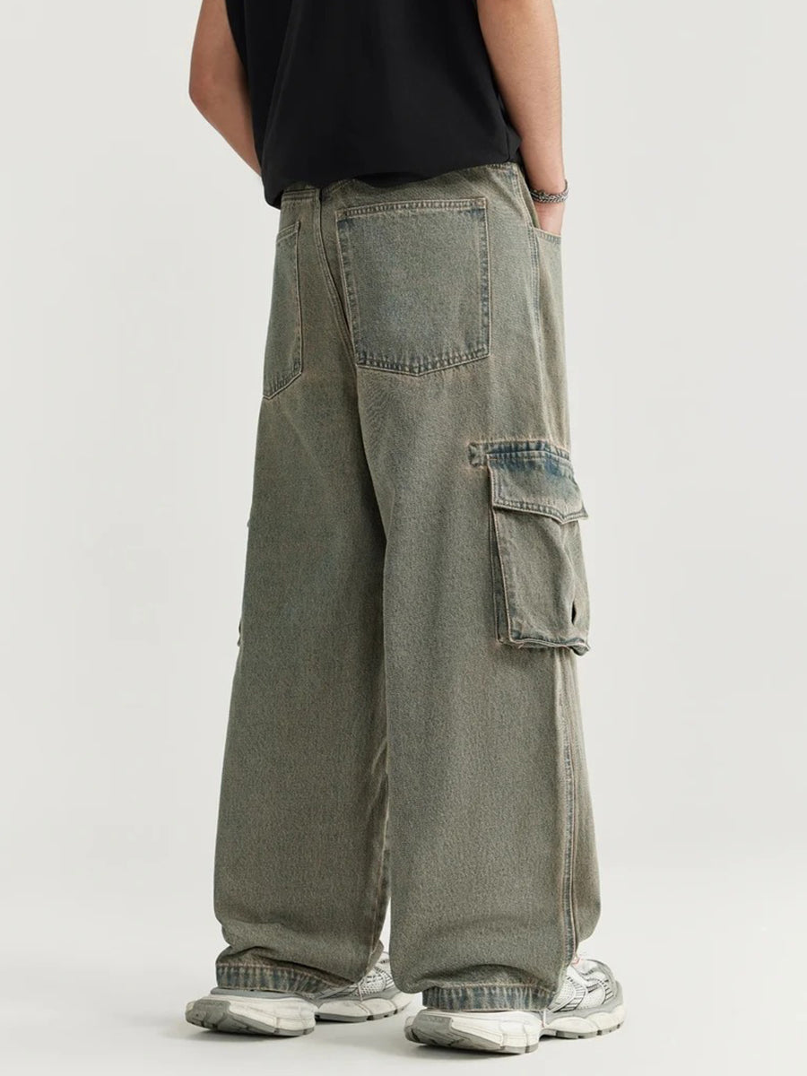 Baggy Cargo Blue Jeans