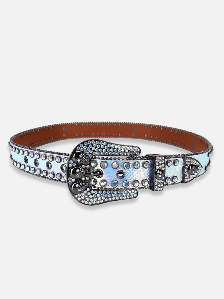 Y2K Skull Belt