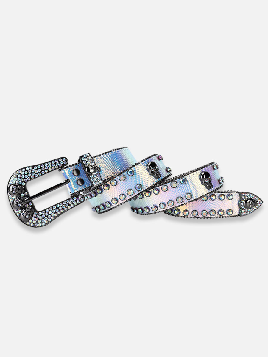 Y2K Skull Belt