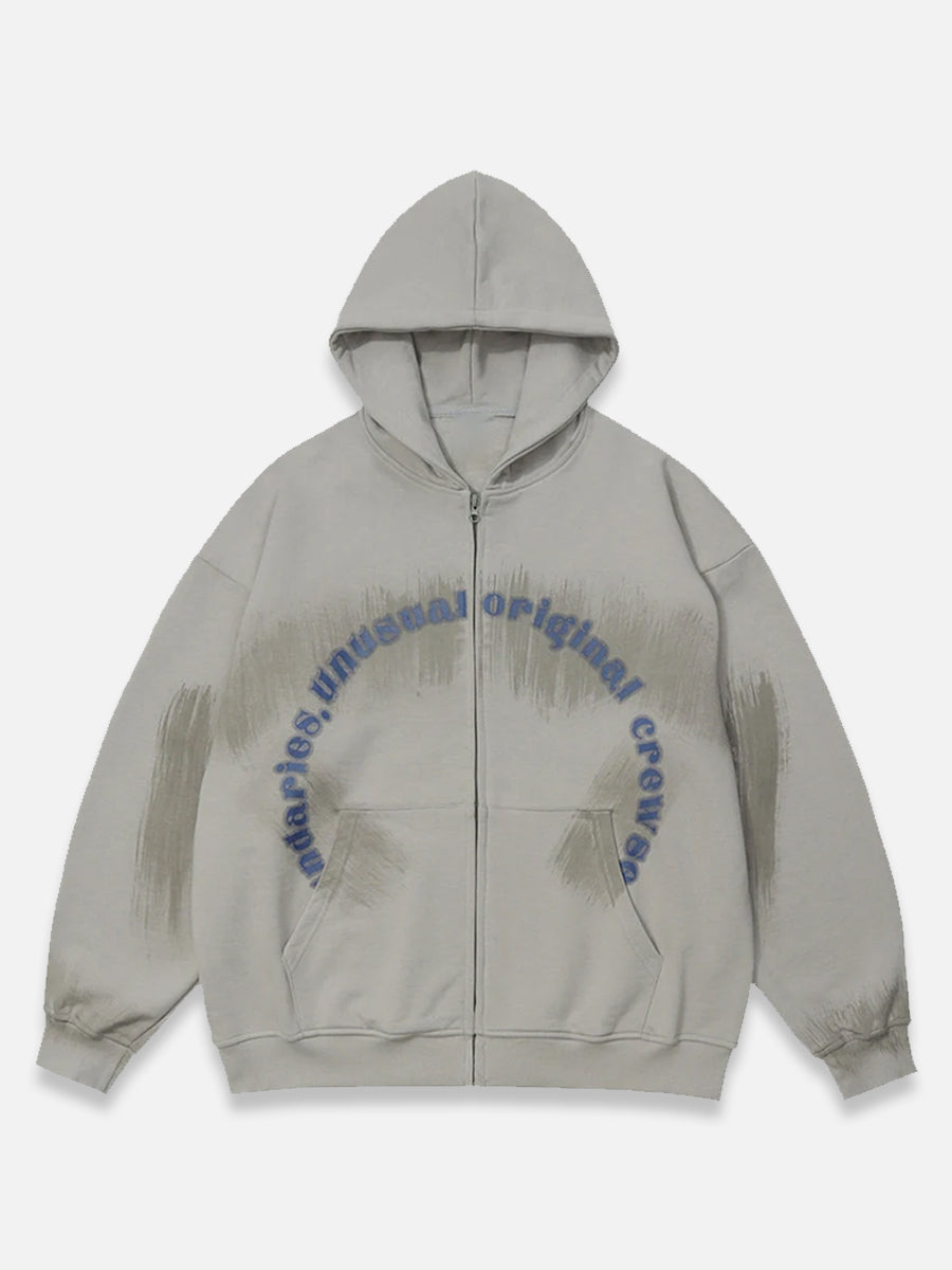 DISAPPEAR ZIP-UP HOODIE