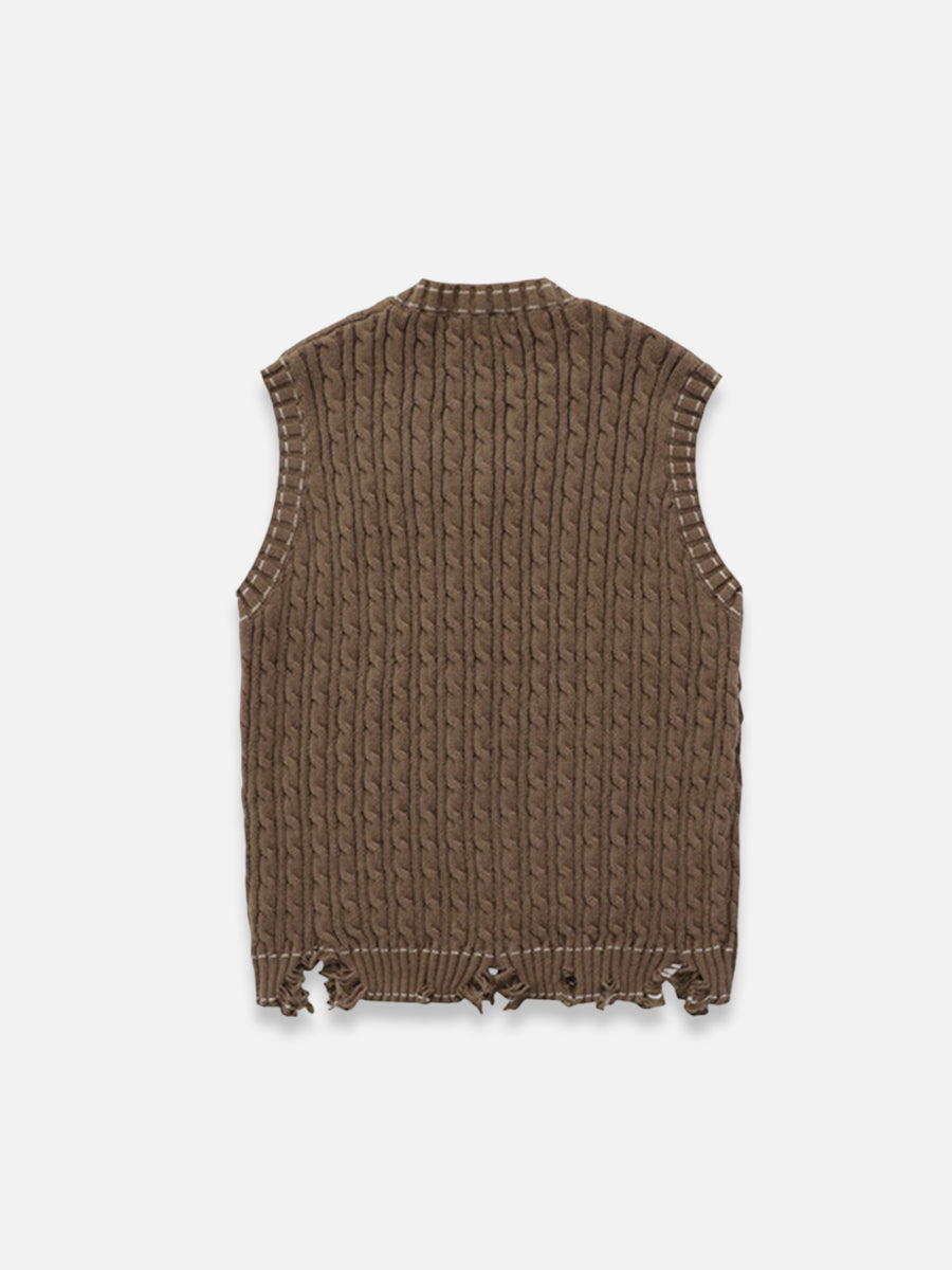 KNITTING SWEATER VEST