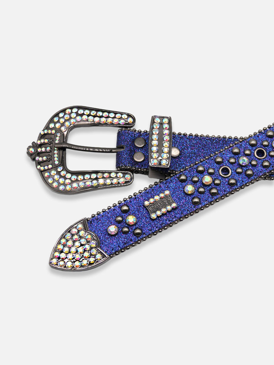 Crown Rhinestone Belt