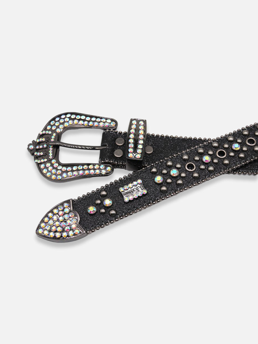 Crown Rhinestone Belt