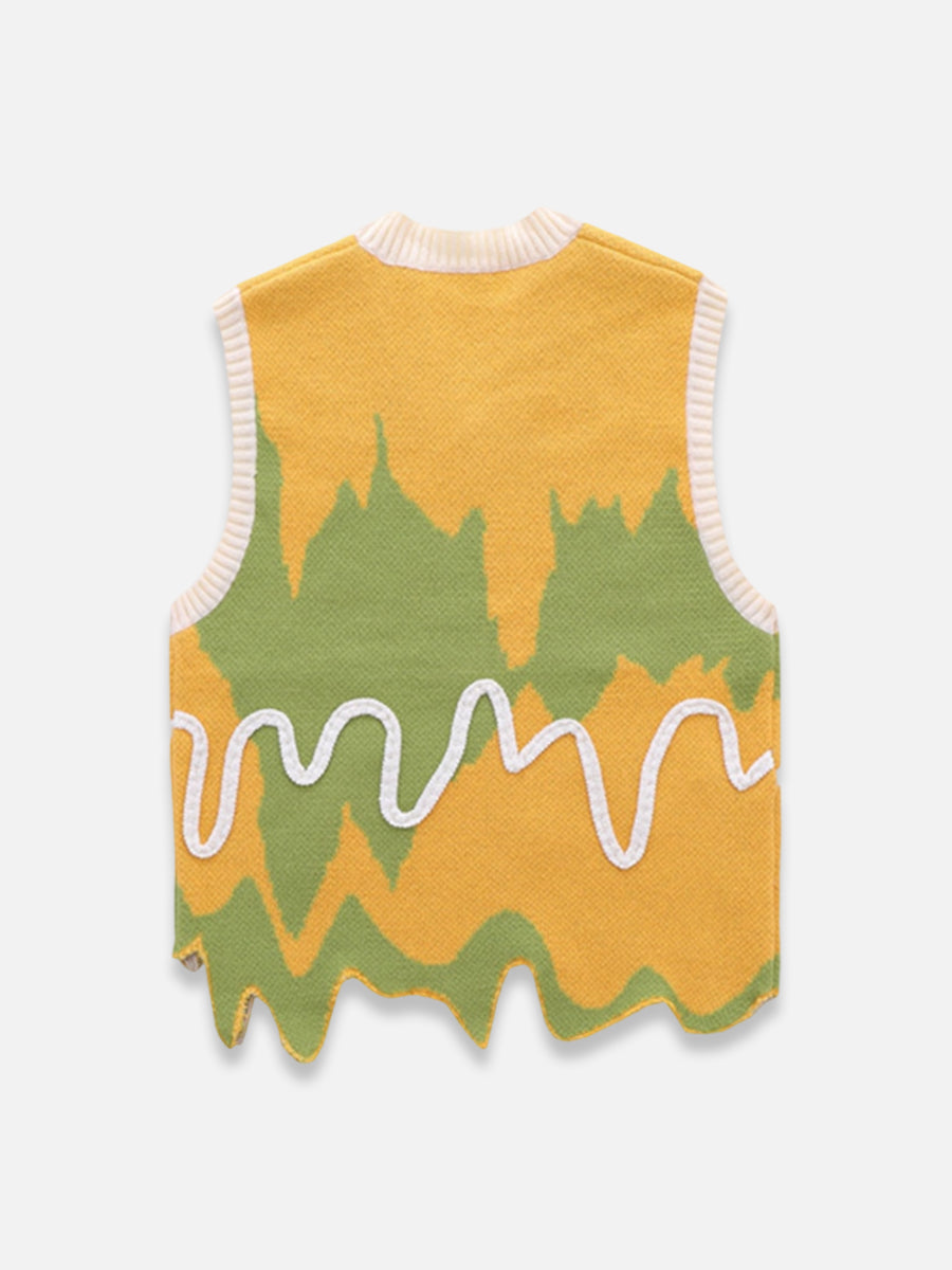 WAVES SWEATER VEST