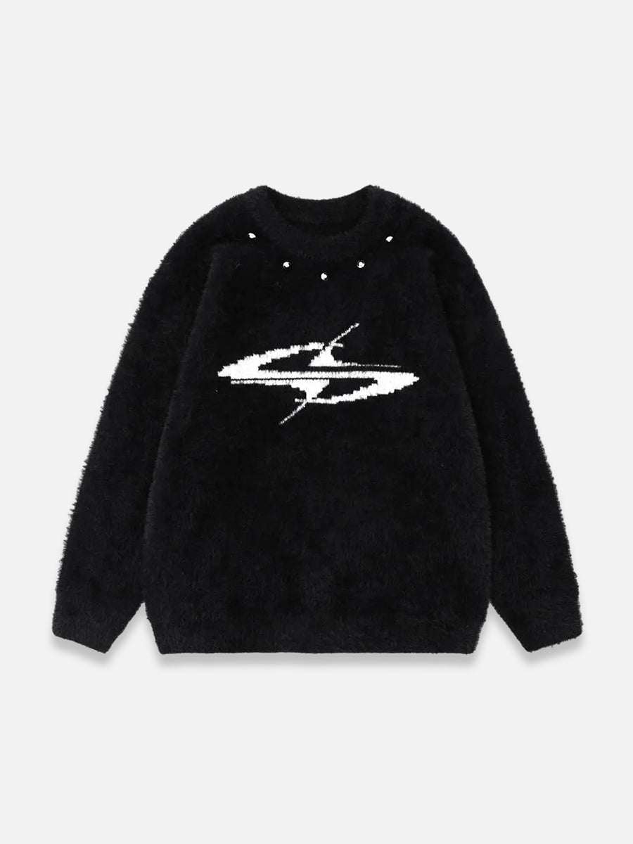 Y2K Black Sweater