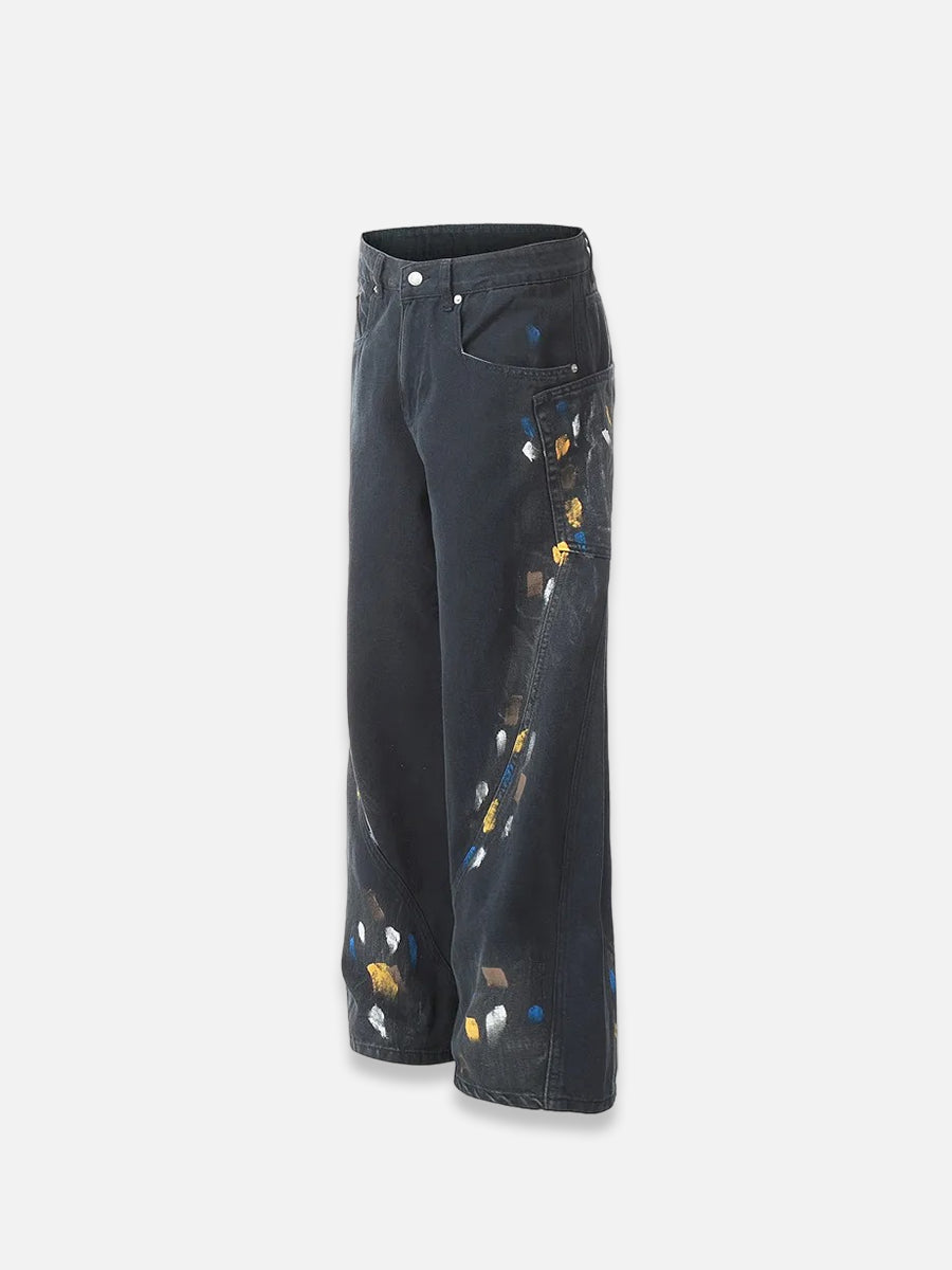 Splatter Paint Jeans