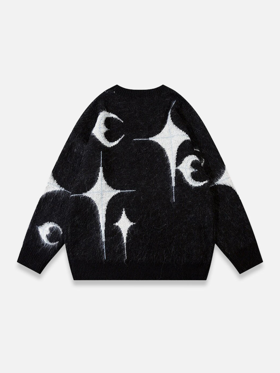 MOON AND STARS KNIT SWEATER