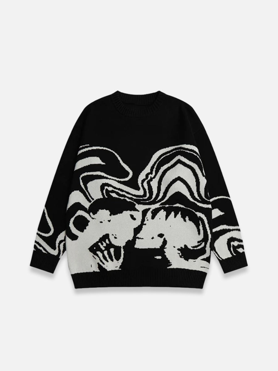 KISS OF DEATH KNIT SWEATER