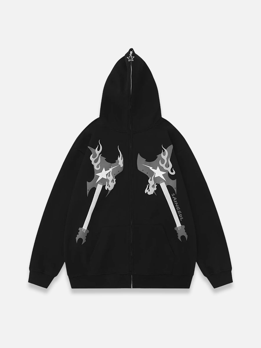 Guitar Zip-Up Hoodie