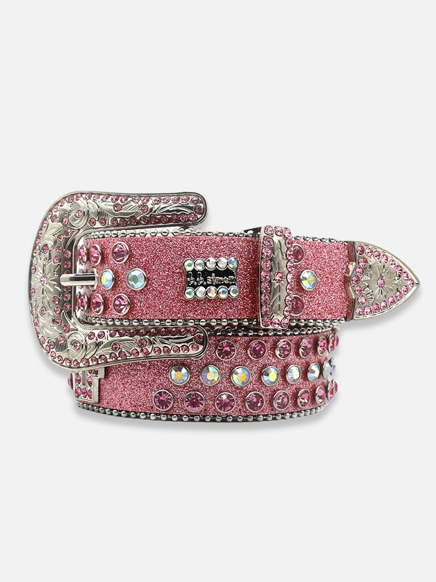 Cross Rhinestone Belt