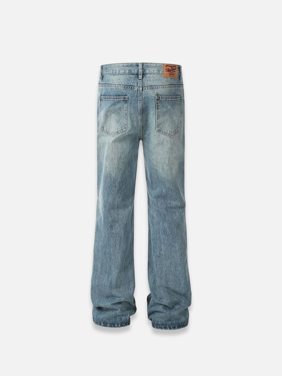 Washed Blue Baggy jeans