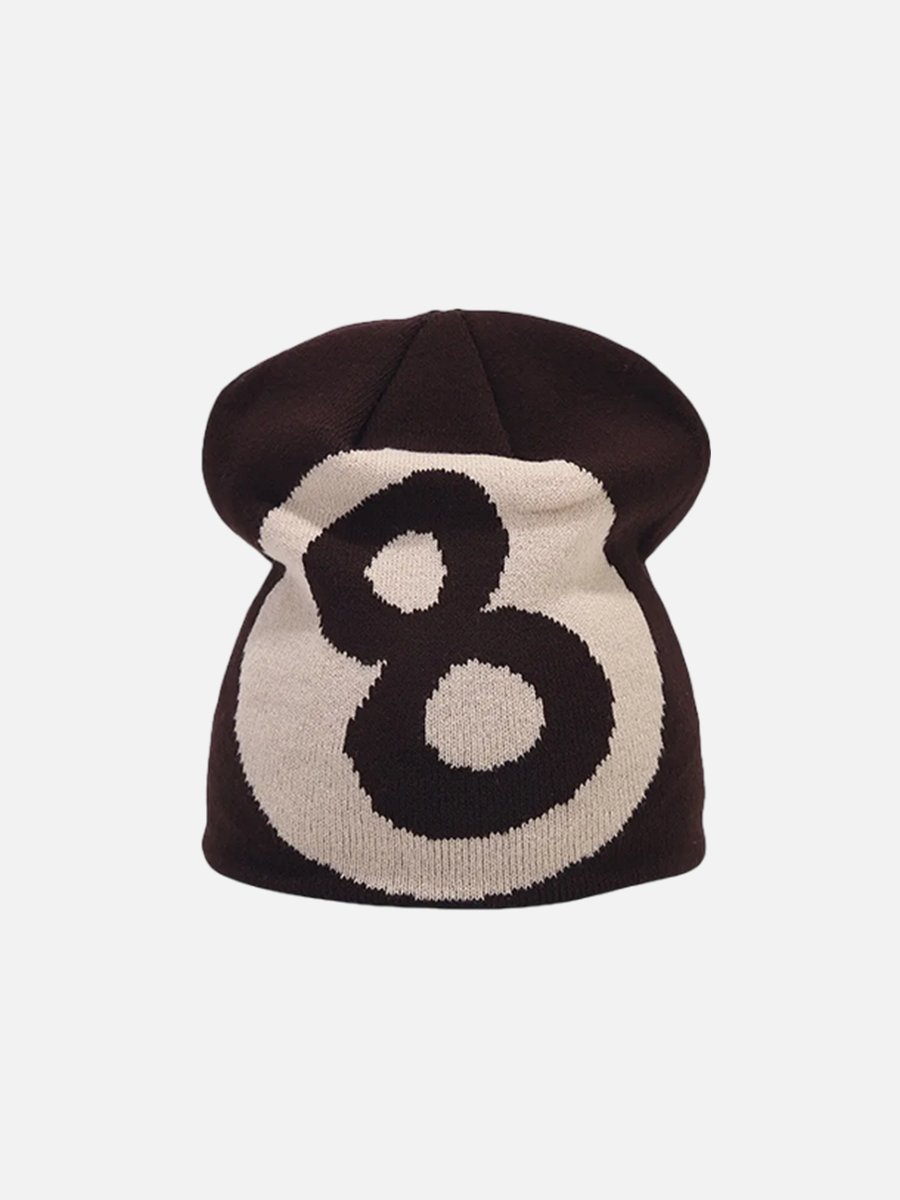 8 Ball Beanie | SimpleStreet Brown