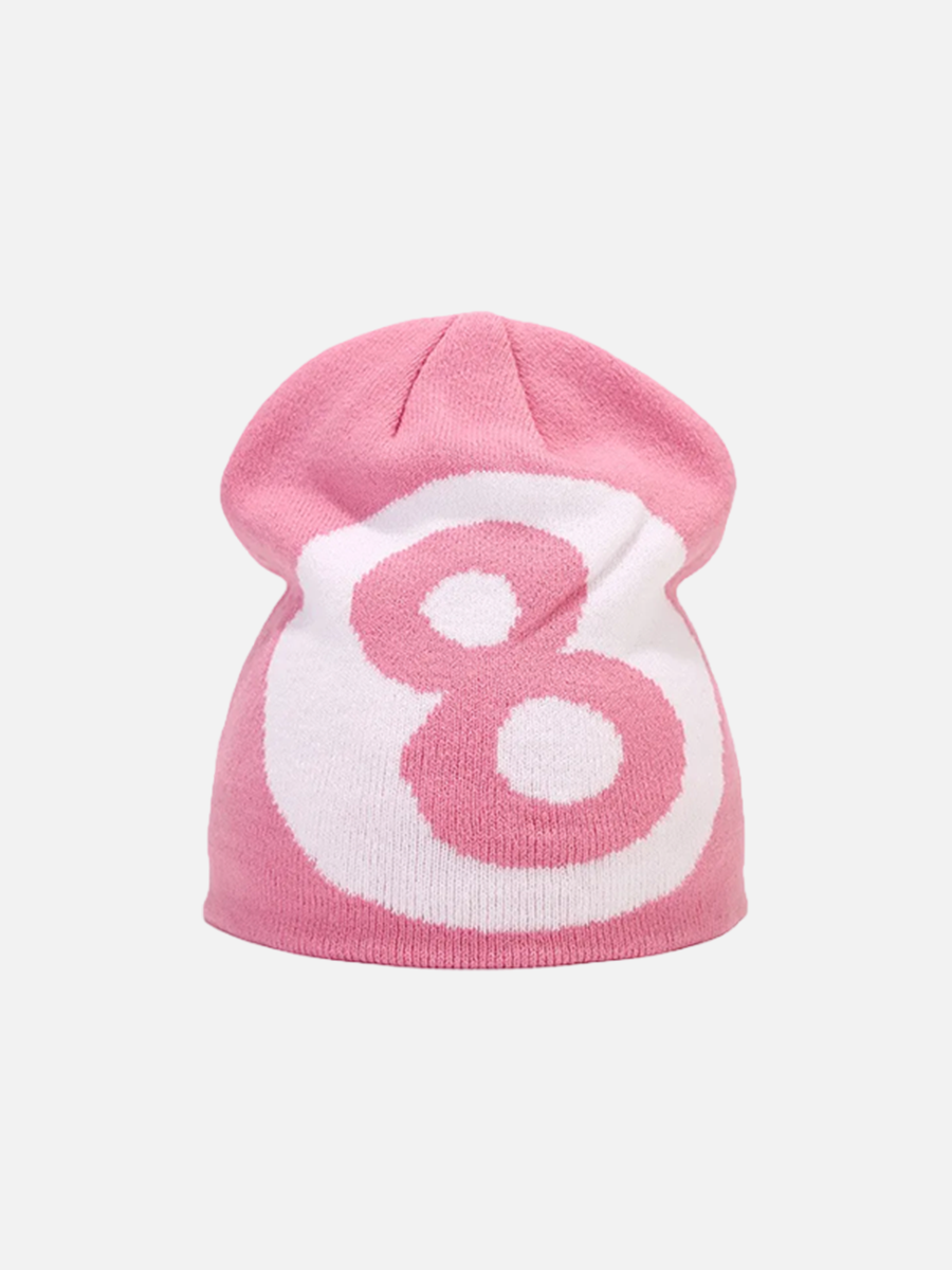 8 Ball Beanie | SimpleStreet Pink