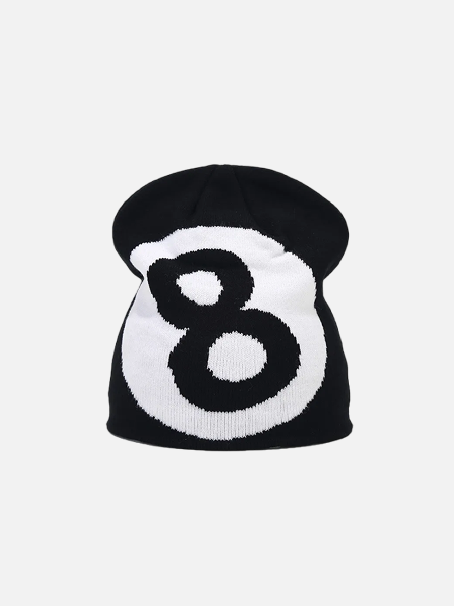 8 Ball Beanie | SimpleStreet White