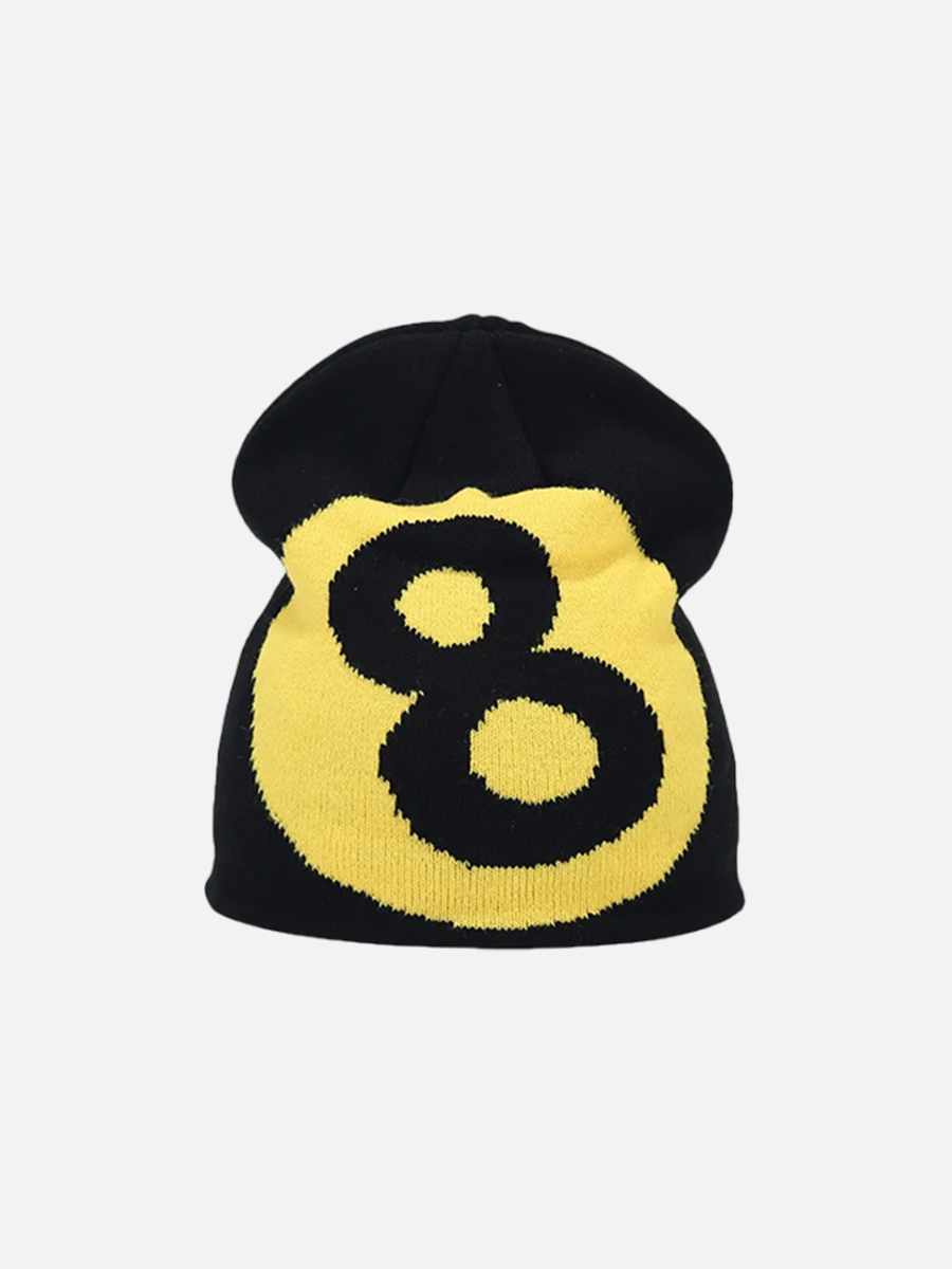 8 Ball Beanie | SimpleStreet Yellow