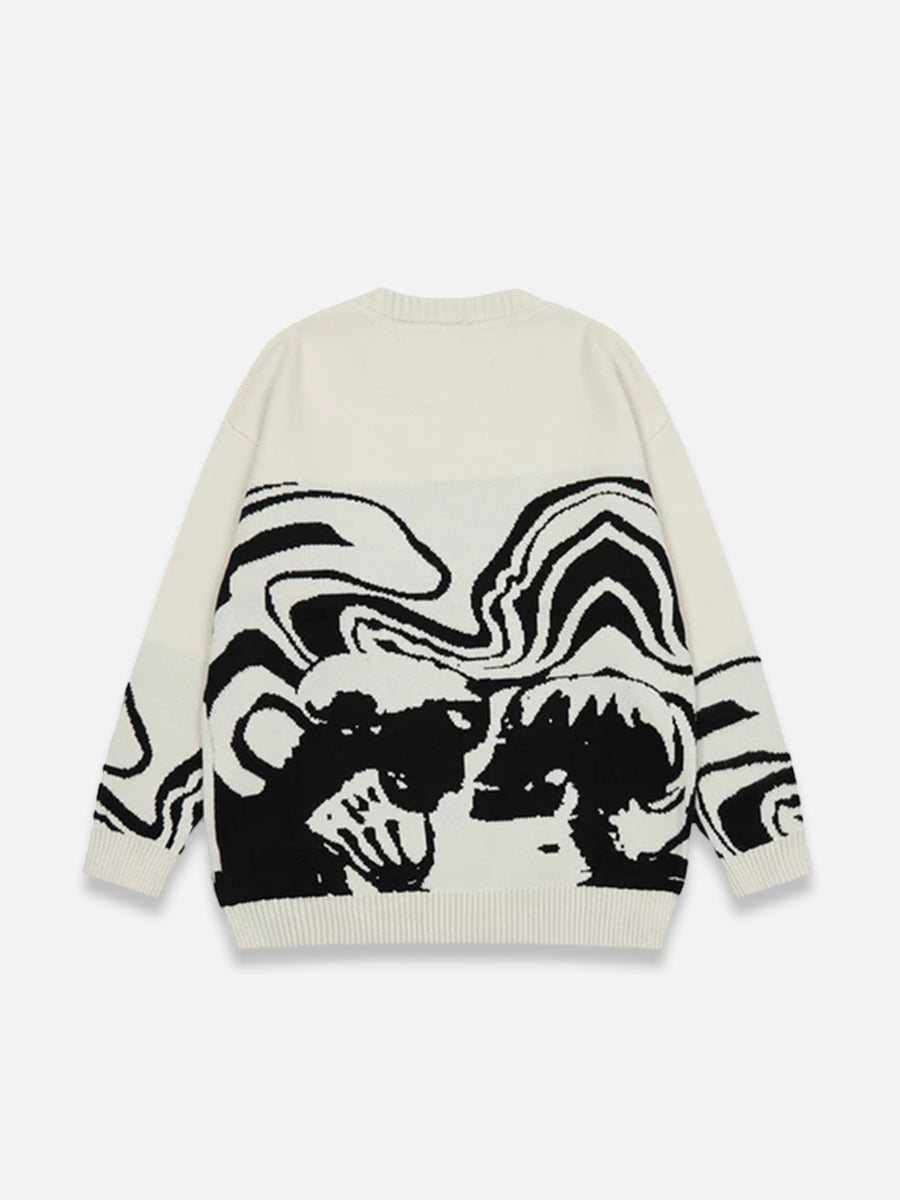 KISS OF DEATH KNIT SWEATER