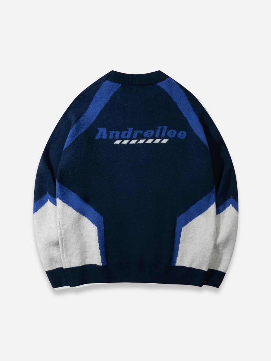 Blue Y2K Sweater