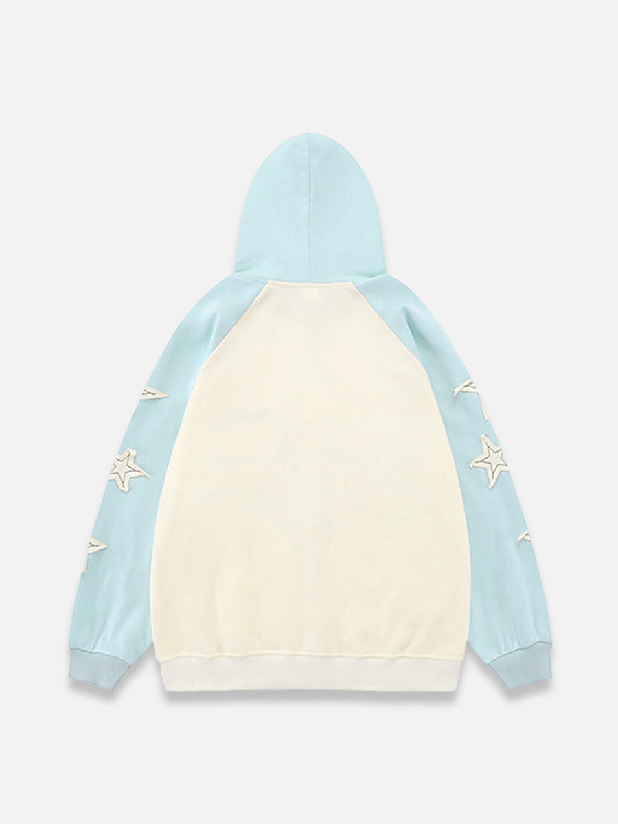 GUN AND STAR ZIP UP HOODIE