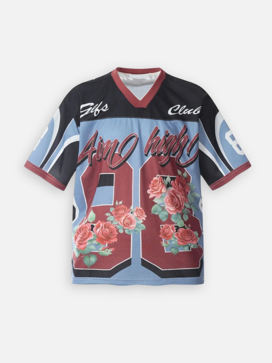 Flowers Graphic Jersey Tee