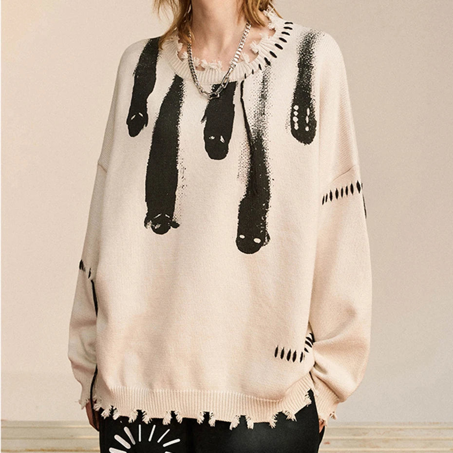 GHOST KNIT SWEATER