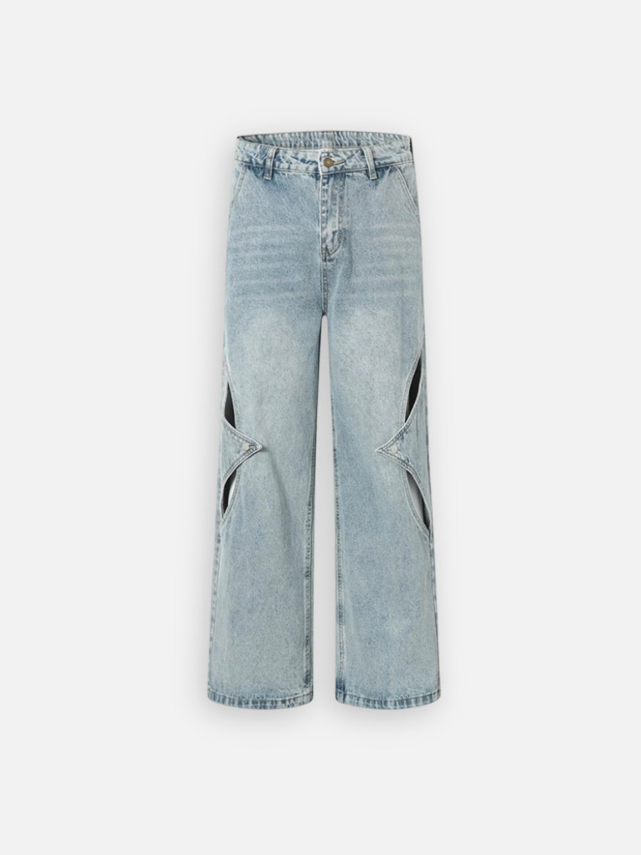 Side Open Jeans